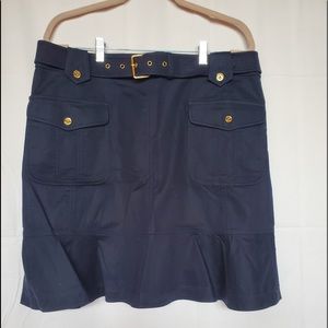 Tory Burch Navy Skirt